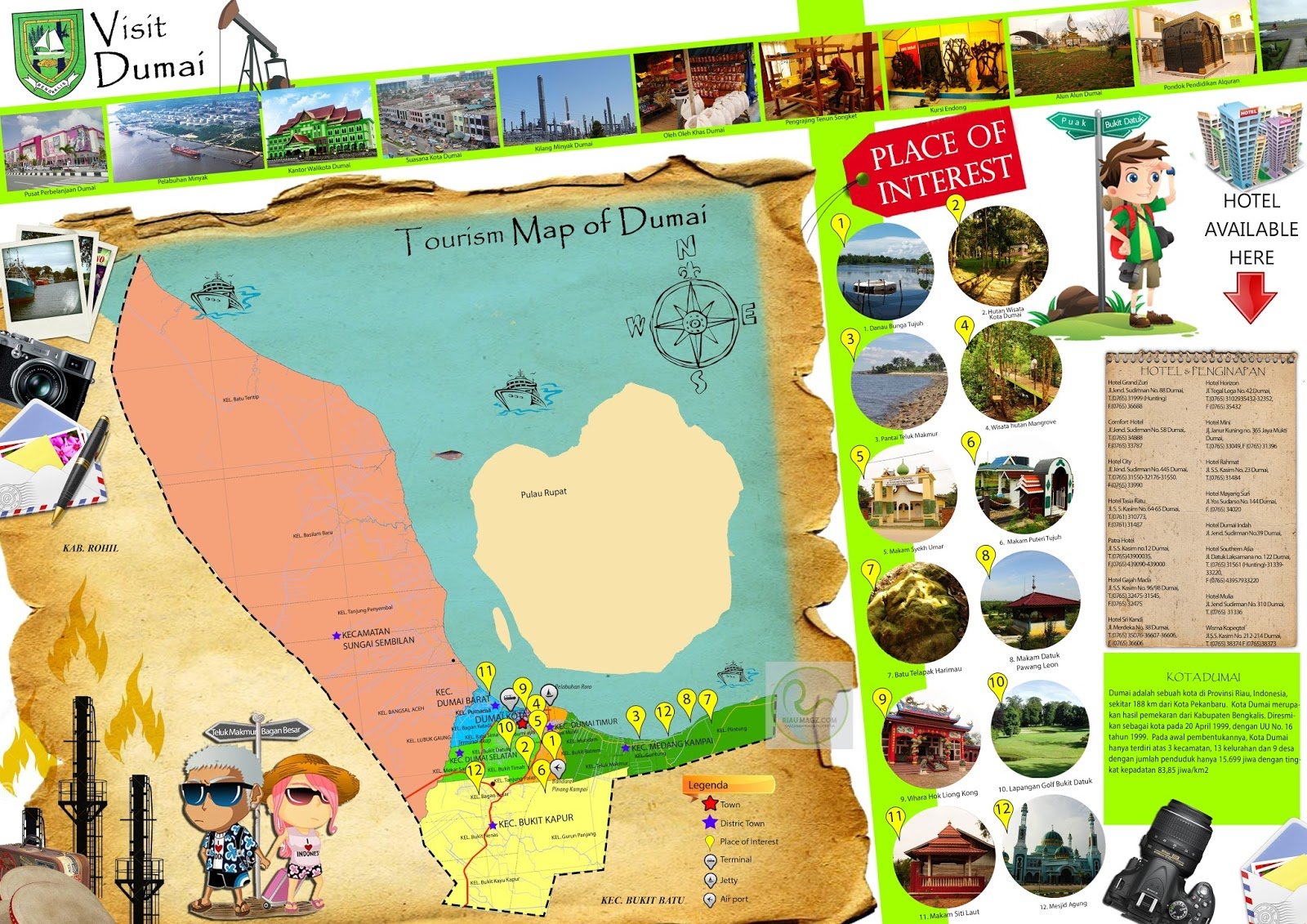 Pemandangan Kota Dumai